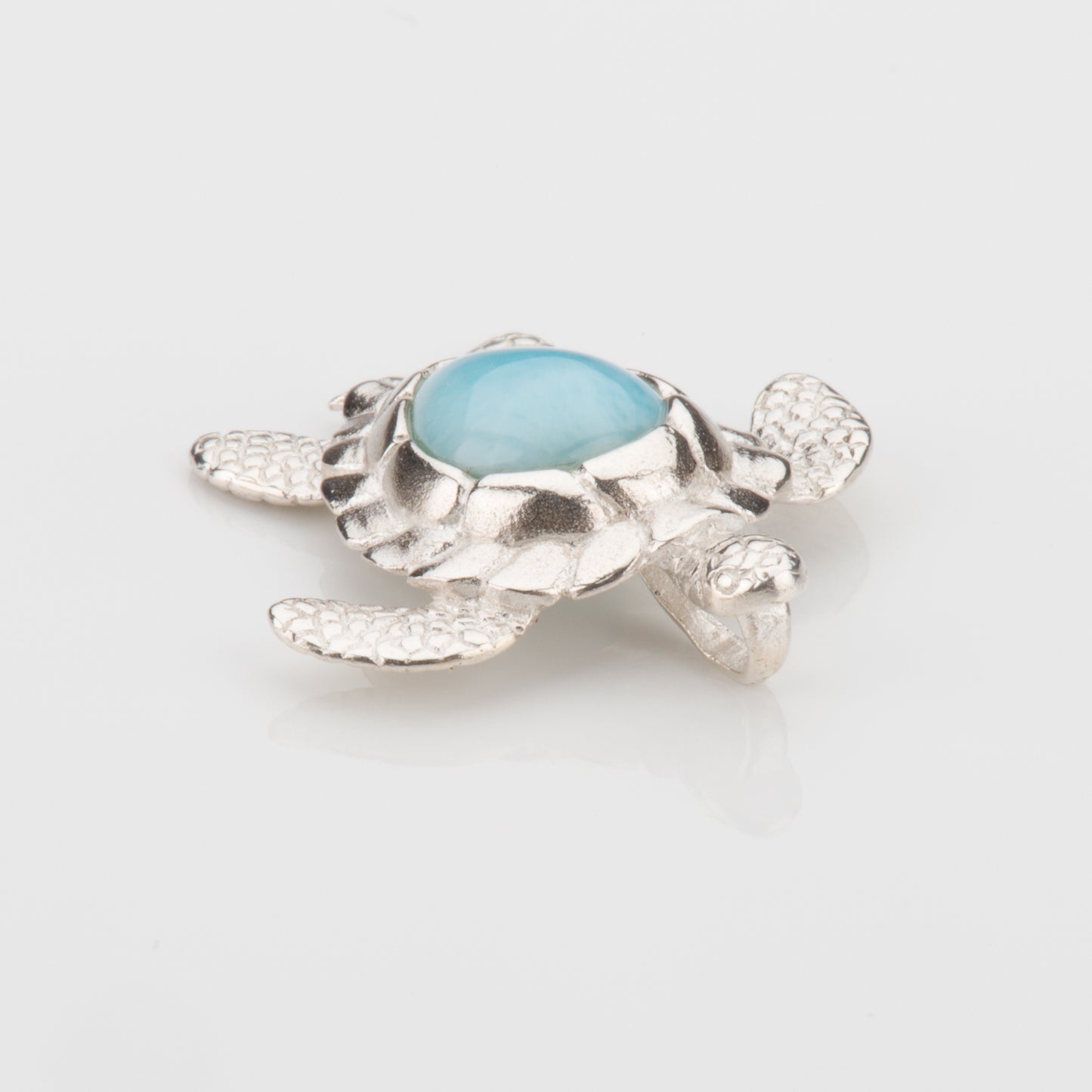 Larimar Anhänger Schildkröte