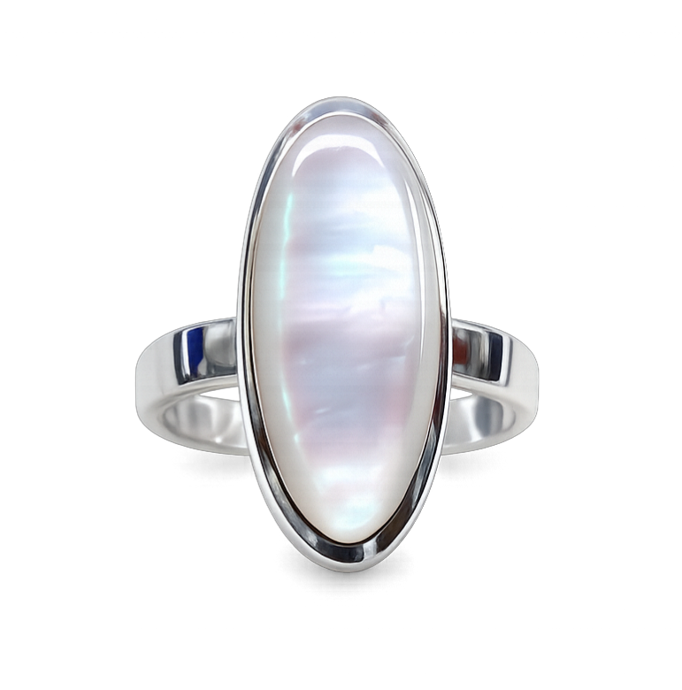 Perlmutt Ring