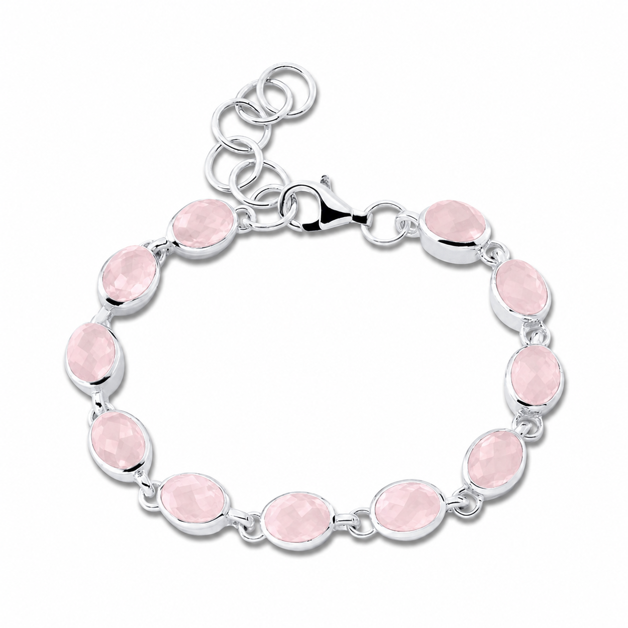Rosenquarz Armband
