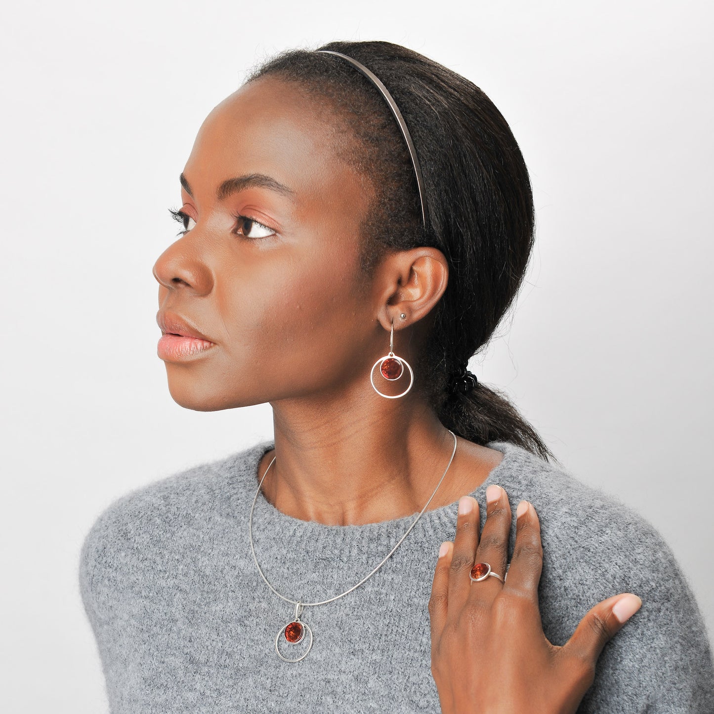 Naturbernstein Ohrhänger