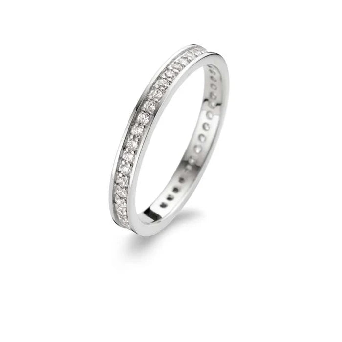 Minimalism Ring mit Zirkonia
