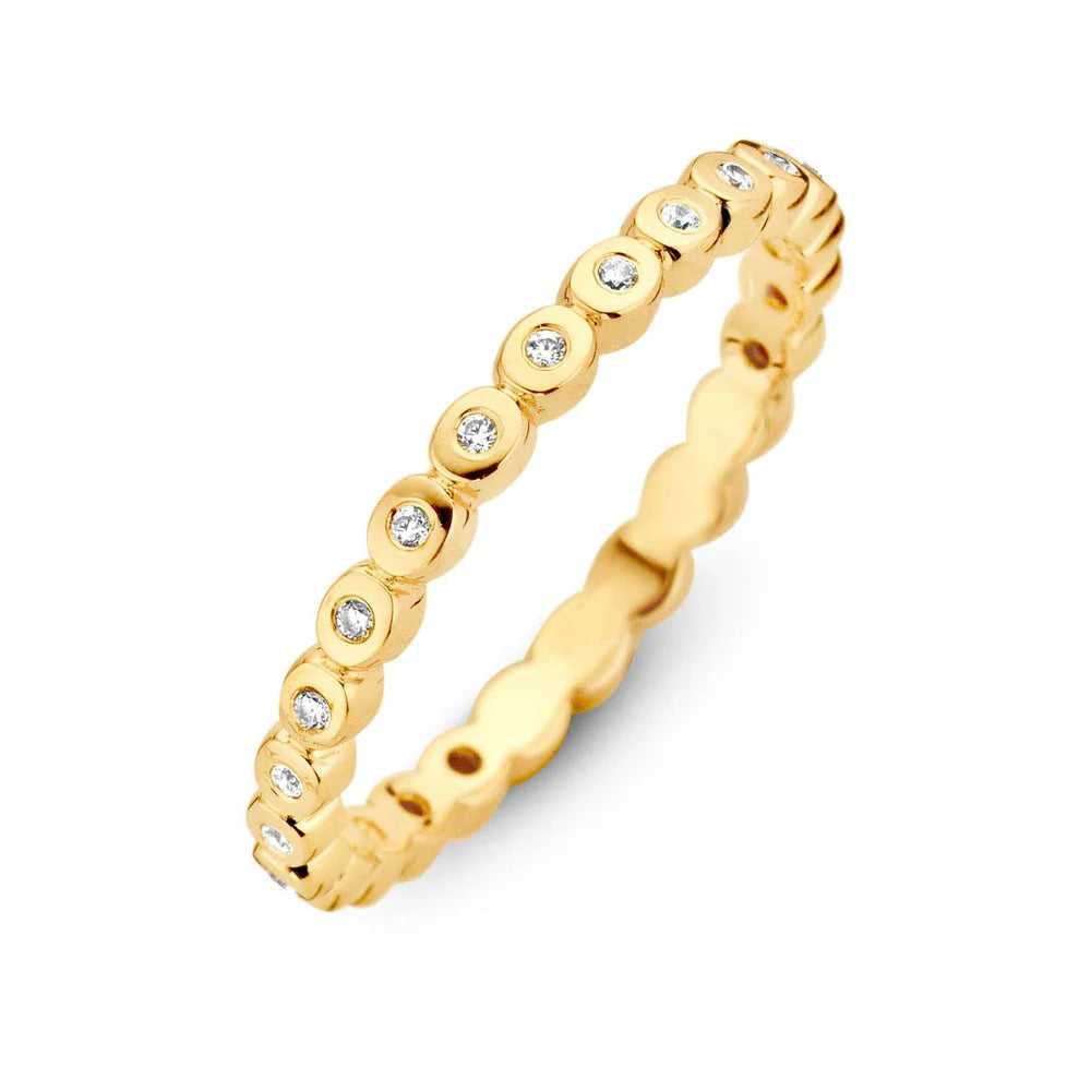 Minimalism Ring mit Zirkonia