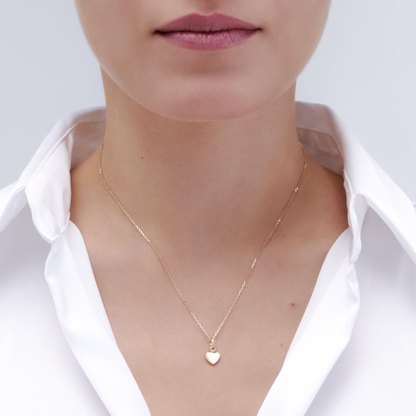 Anhänger Herz 14k Gelbgold