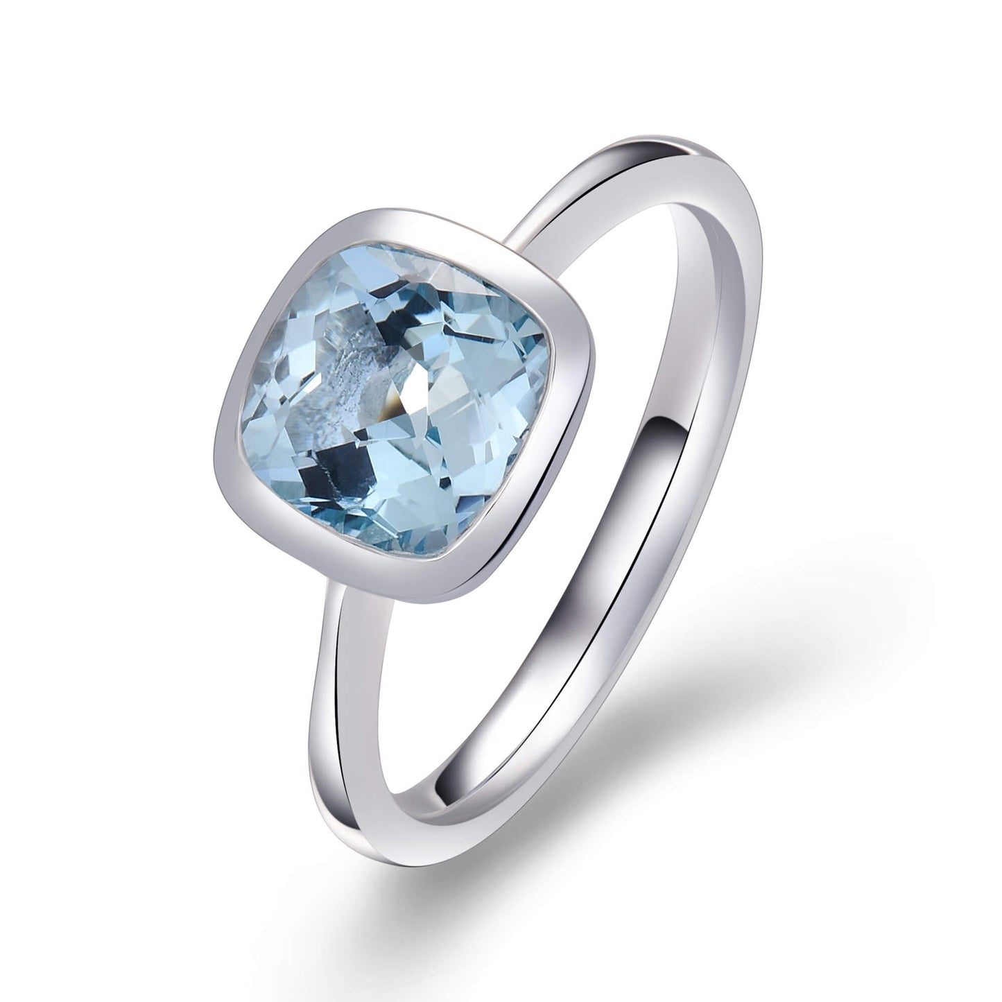 Blau Topas Ring
