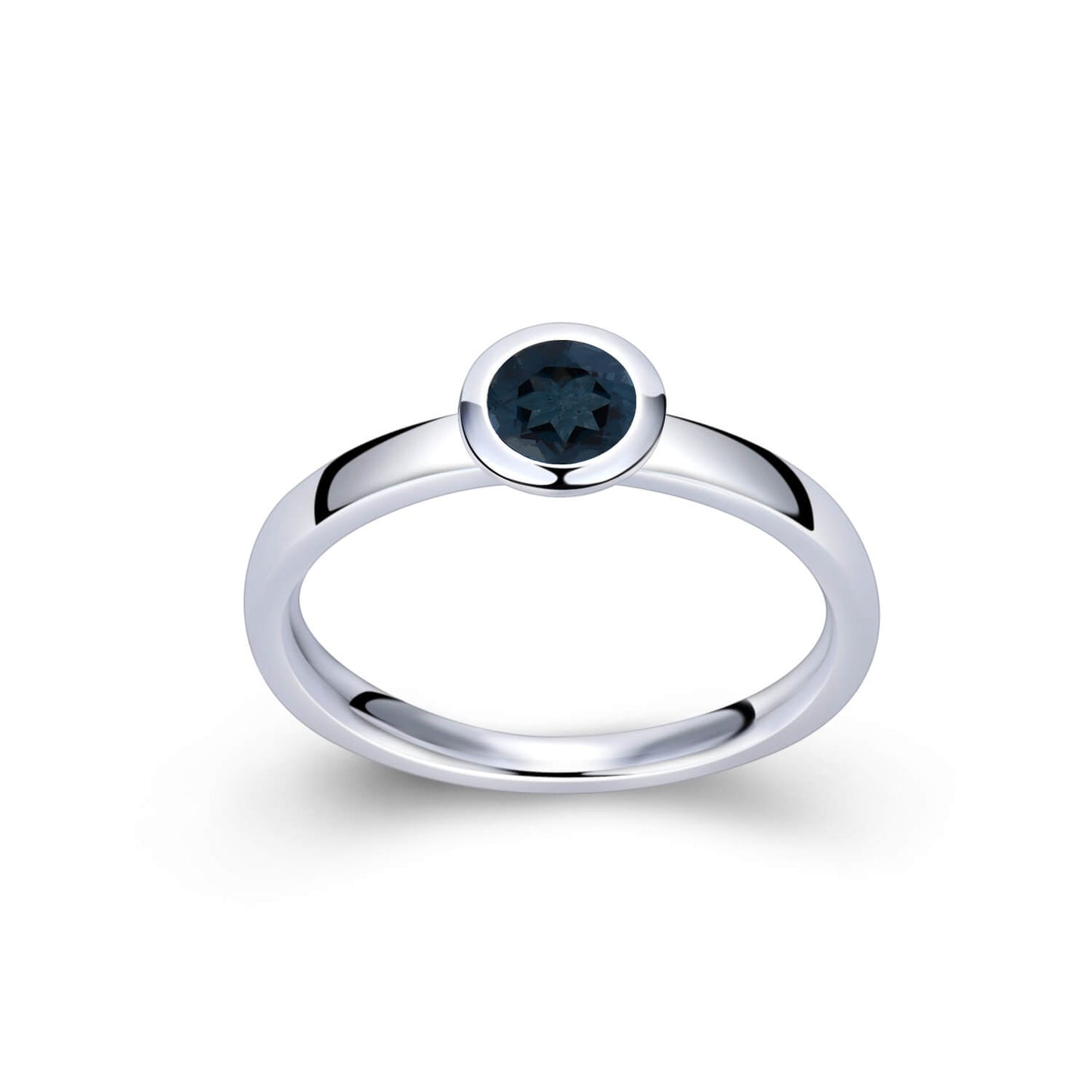 Blau Topas Ring