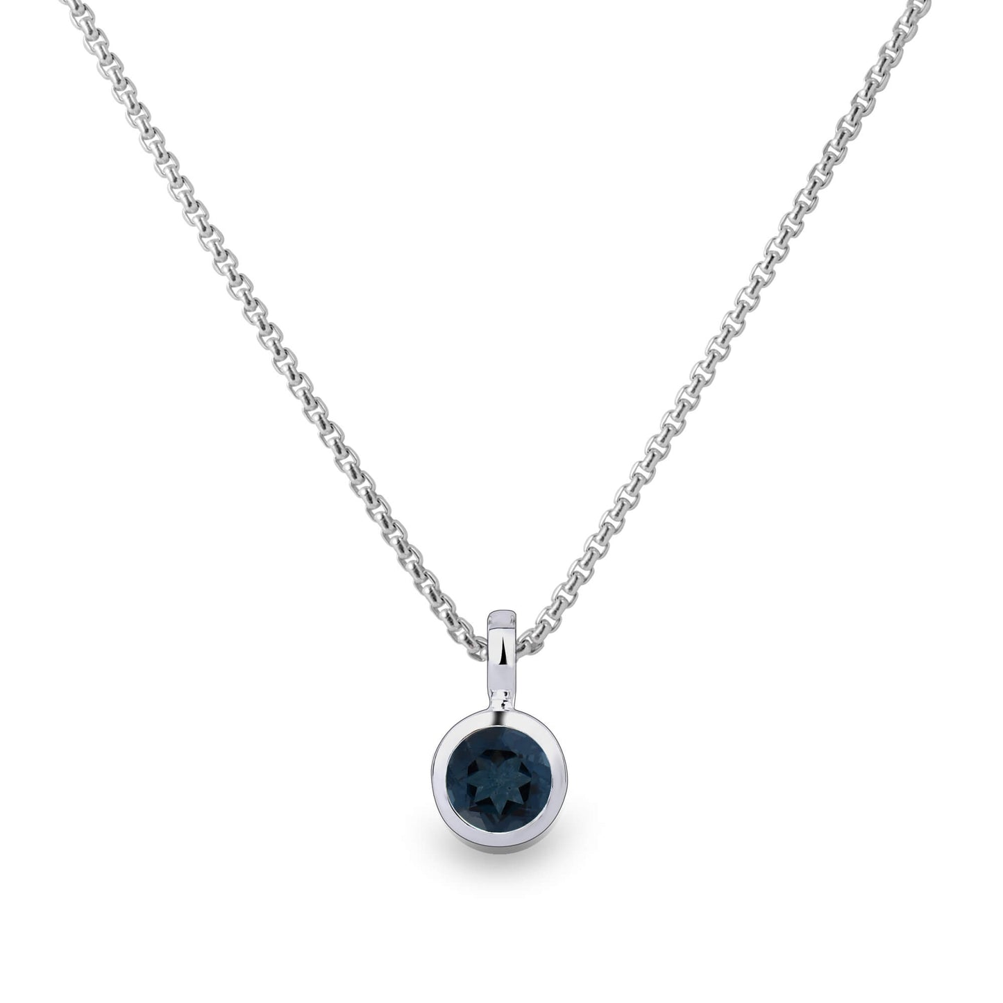 Blau Topas Anhänger