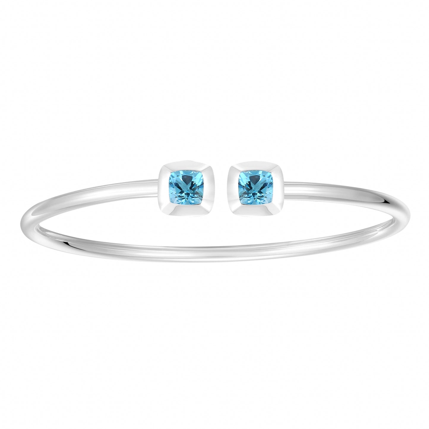 Blau Topas Armreif