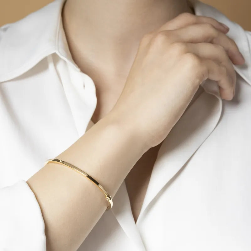 Armreif 14k Gelbgold
