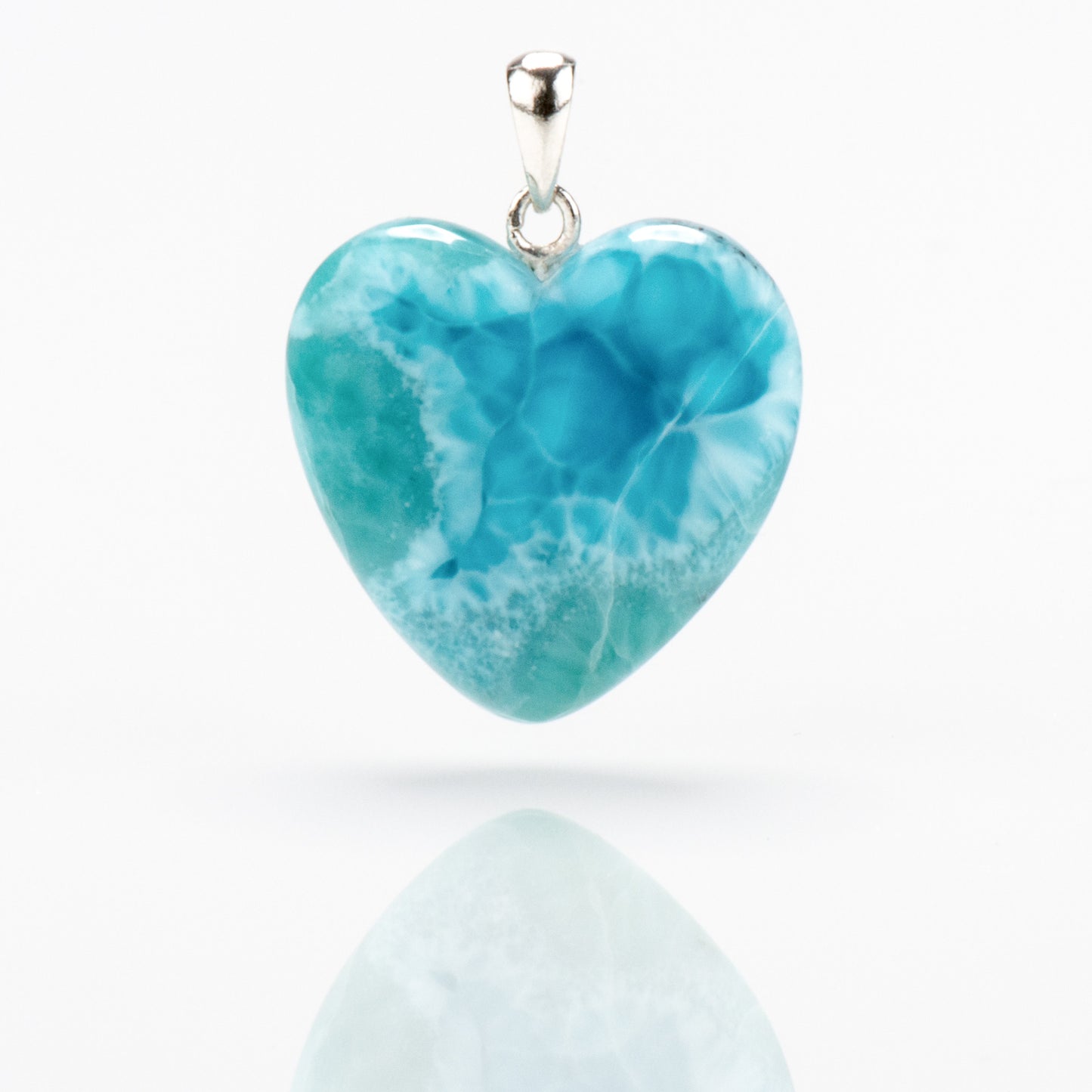 Larimar Anhänger Herz
