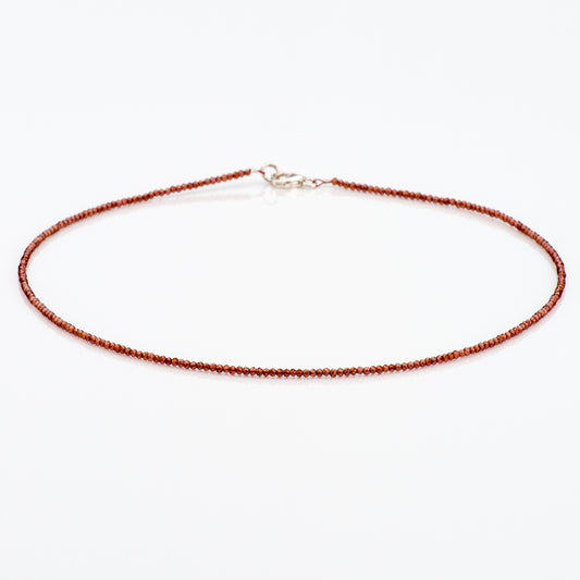 Naturstein  Granat Kette