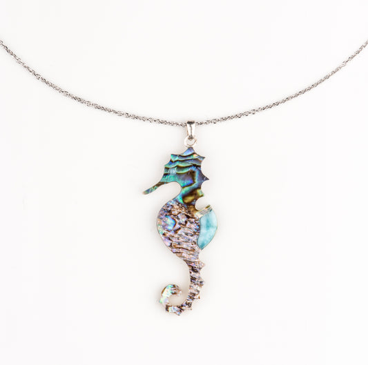 Larimar Collier Seepferdchen