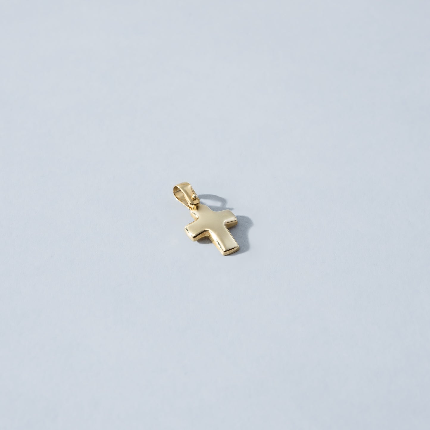 Anhänger Kreuz 14k Gelbgold