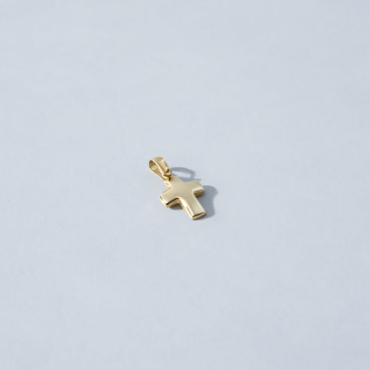 Anhänger Kreuz 14k Gelbgold