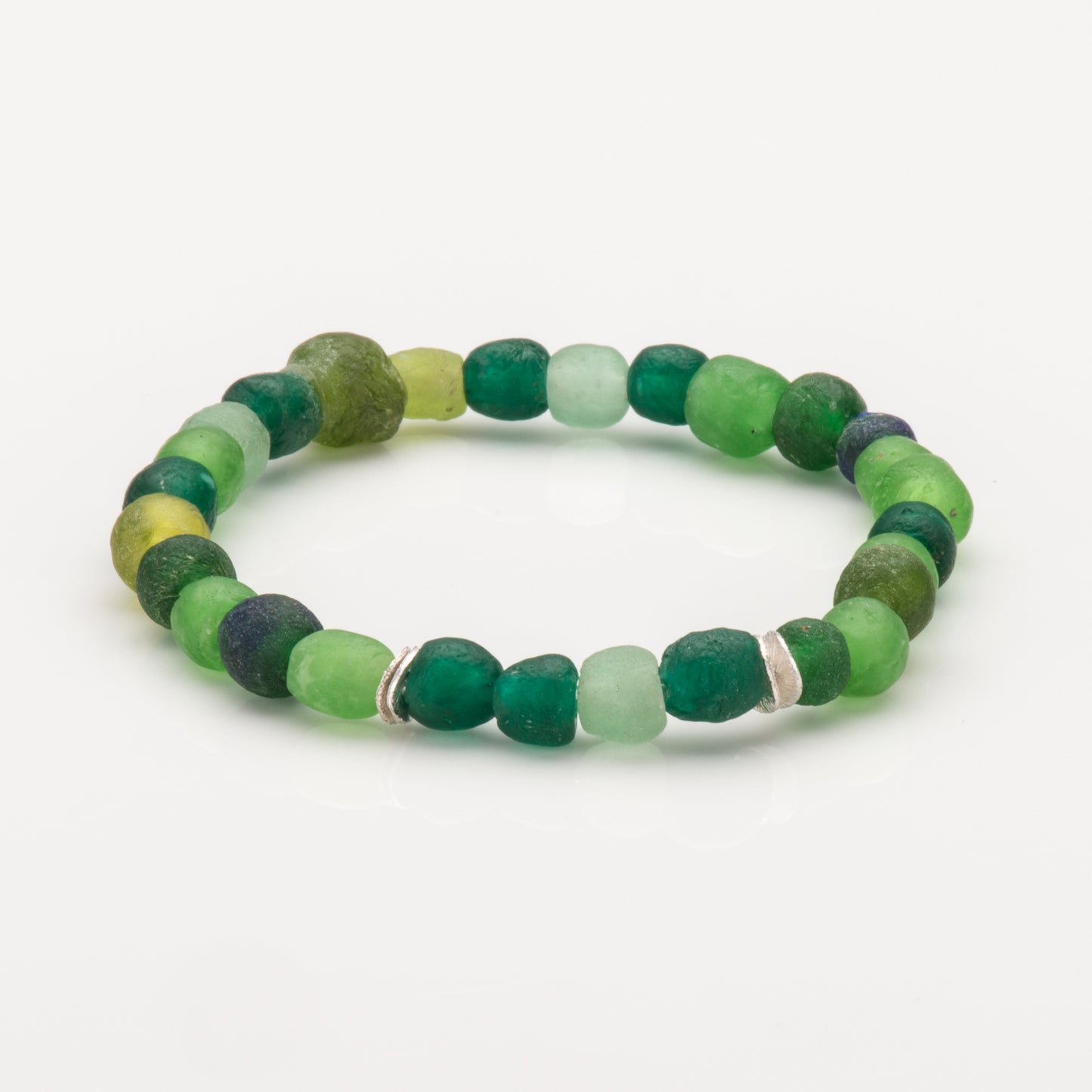 Meeresglas Collier Fisch