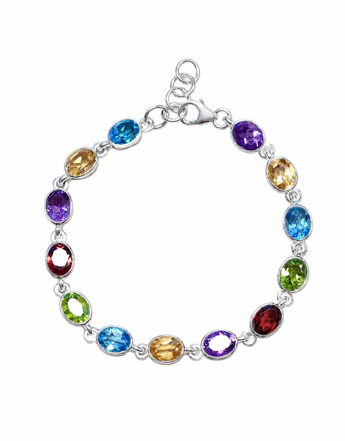 Armband verschiedene Steine