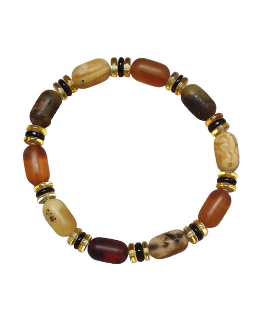 Naturbernstein Armband matt