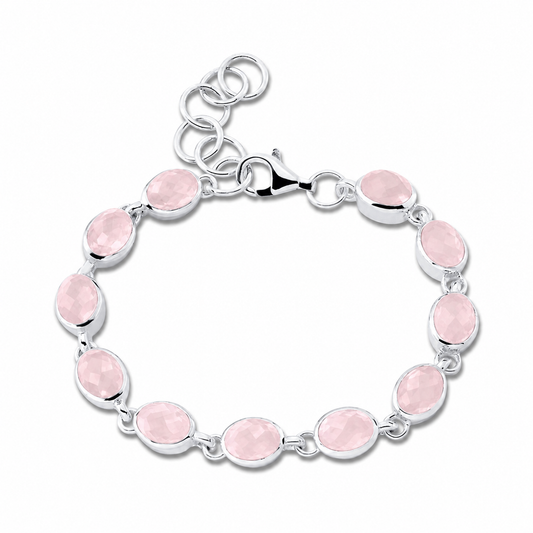 Rosenquarz Armband