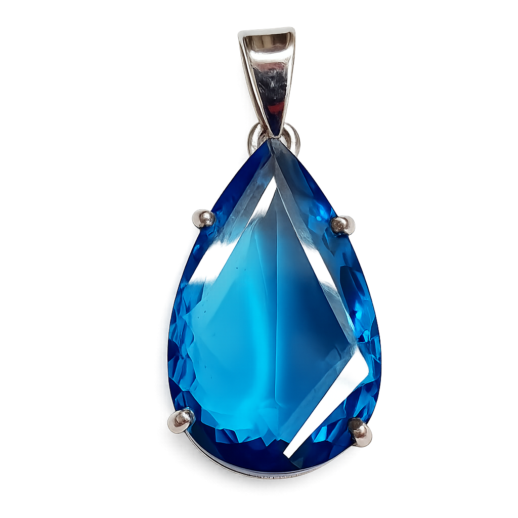 Blau Topas Anhänger