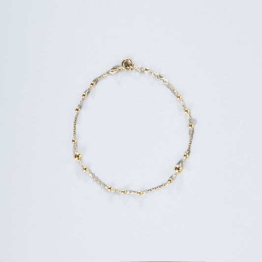 Armband Kugel-Elemente 14k Gelbgold