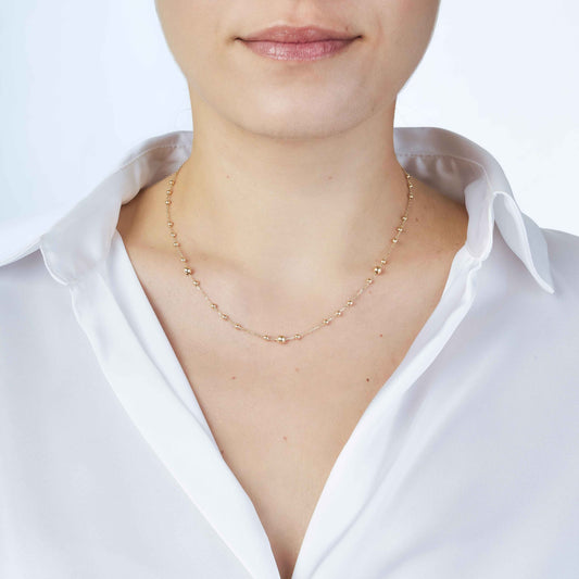 Collier Kugel 14k Gelbgold