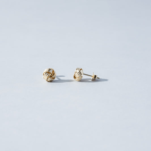 Ohrstecker Knoten 14k Gelbgold