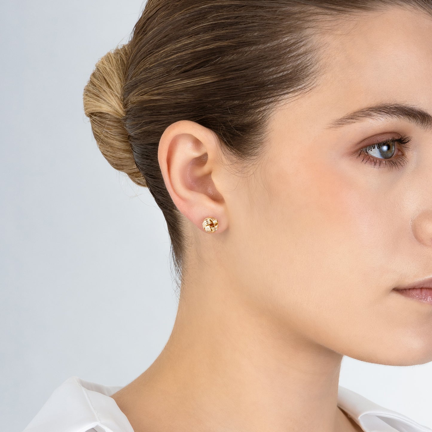 Ohrstecker Knoten 14k Gelbgold