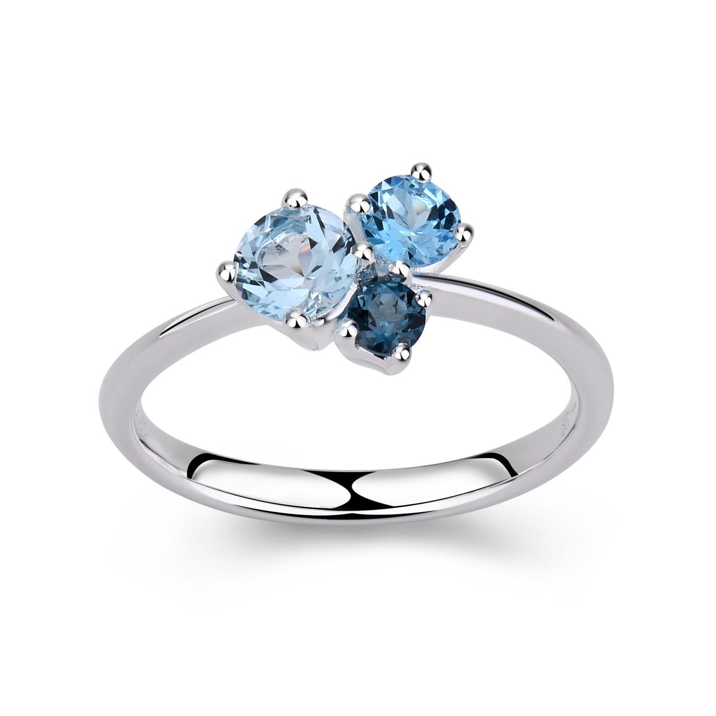 Ocean Blue Ring Trio