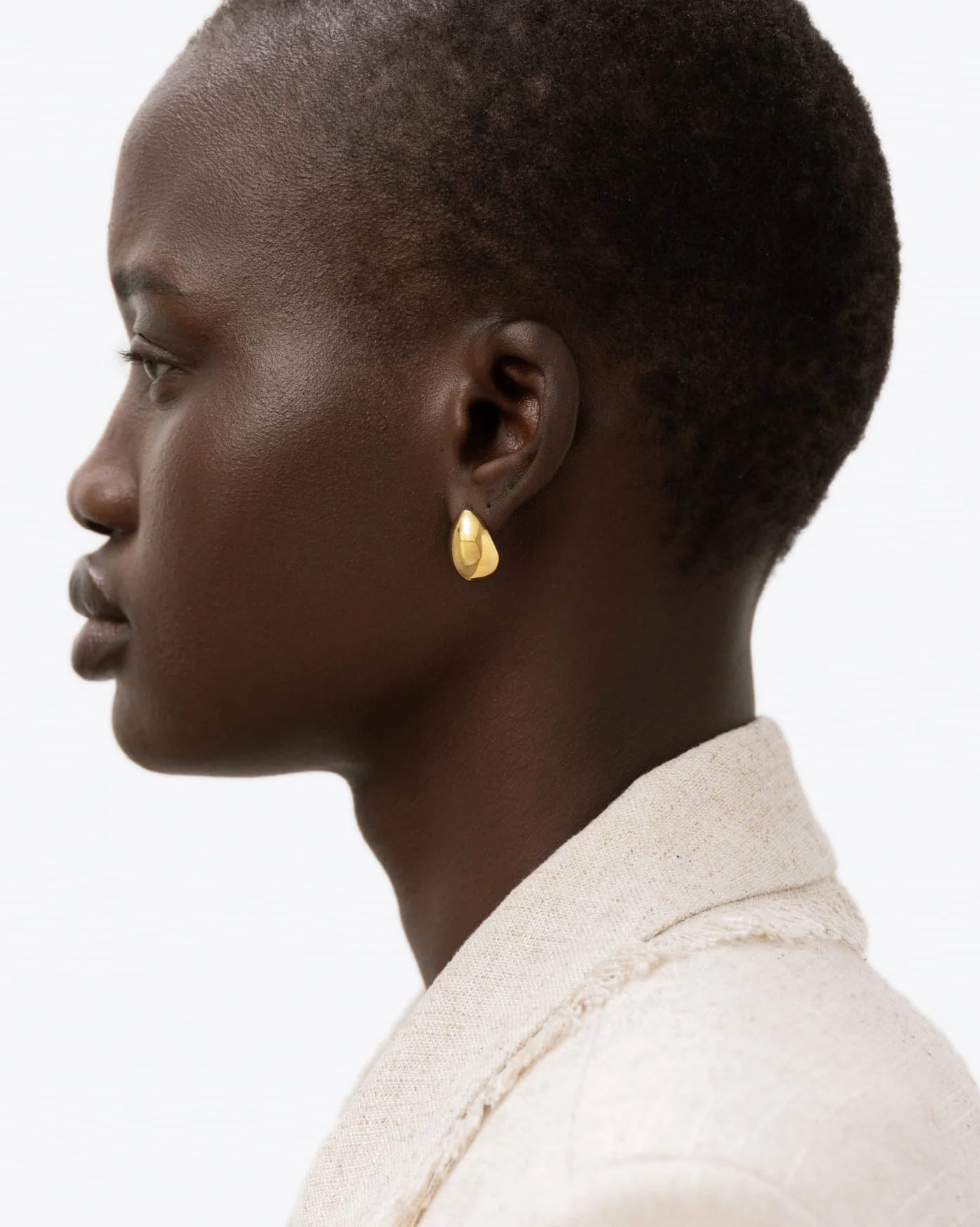 Drop Ohrstecker 14k Gelbgold