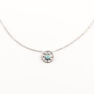 Larimar Collier Sonne