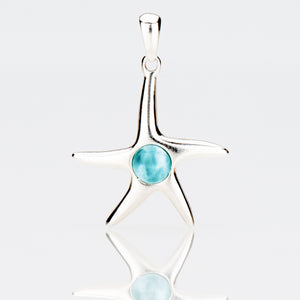 Larimar Anhänger Seestern